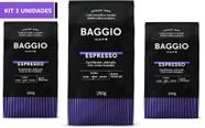 Kit 3 Unidades Café Baggio Espresso 250 g - Baggio Café