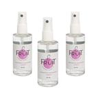 Kit 3 Unidades Desodorante Restaurador Amora - Le Fruit - Vegano - Com ácido hialurônico, sem alumínio, 60ml, em spray