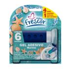 Kit 3 Unidades Detergente Sanitários Gel Adesivo 38g COM APLICADOR Novo Frescor Dura até 6 Semanas