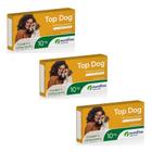 Kit 3 Unidades Vermífugo para Cães Top Dog 10kg (4 comprimidos) - Ourofino