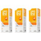 Kit 3 Uniq b12 spray sublingual 30ml suplementação de vitamina b12 Kress