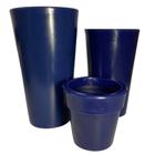 Kit 3 Vasos Decorativos Grandes para Plantas Área Interna