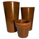 Kit 3 Vasos Decorativos Grandes para Plantas Área Interna - Alpe & Aritana