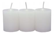 Kit 3 Velas Aromáticas Perfumadas Com Aroma De Canela Branca - Velas da Jú