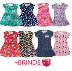 Kit 3 Vestidos Infantil Juvenil Menina 1 a 14 Verão Feminino