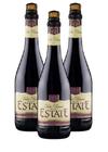 kit 3 Vinho Estate Frisante Tinto Suave 660 ML