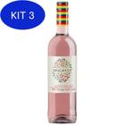 Kit 3 Vinho Mosketto Delicate Sweet Pink Italiano Rosé 750ml