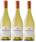 Kit 3 Vinho Reserva Montgras Sauvignon Blanc Chile 2016 750M