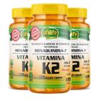 Kit 3 Vitamina K2 MK-7 130mcg 120 Cápsulas Unilife Vitamins