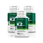 Kit 3 Vitamina K2 Mk7 Menaquinona 7 240 Caps Floral Ervas - Floral Ervas Do Brasil