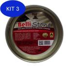 Kit 3 W&W Belli Stone Cera Em Pasta 400G
