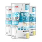 Kit 3 Whey Protein Isolado Clinicmais Pleno Baunilha 300g - Clinic Mais