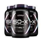 Kit 3 x Whey ISO-X 900G (Chocolate) - XPRO - XPRO Nutrition