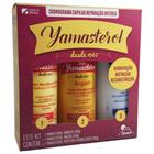 Kit 3 Yamasterol Creme Multifuncional Capilar Cronograma Babosa Argan E Proteina Yama 200g