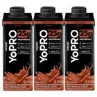 Kit 3 YoPRO Bebida Láctea UHT Chocolate 25g de proteínas 250ml