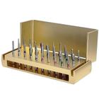 Kit 30 Brocas Diamantadas 1.6mm Dental Alta Velocidade - Dremax