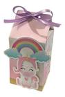 Kit 30 Caixinhas Milk Unicornio para Festas Decorações