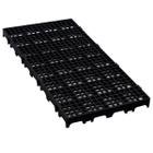 Kit 30 Pçs Pallet Plástico 25X50 Cor Preto - Palete Estrado