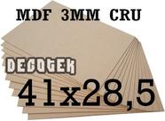 kit 30 Placas mdf 3mm 41x28,5 mdf cru artesanato A3 quadro