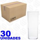 KIT 30 UND - Long Drink TRANSPARENTE Para Transfer laser - 325 ML