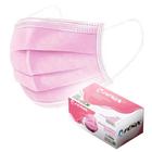 Kit 300 Máscaras Descartáveis Adulto Tripla Camada Cor Rosa