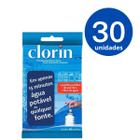 Kit 30un Clorin Pastilhas Purifica a Agua Não altera o Sabor