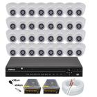 Kit 32 Camera de Segurança Infravermelho Full Hd Dvr Intelbras 32ch S/hd