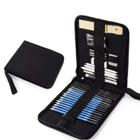 Kit 32 Lápis Desenho Profissional Carvao Esboço Sombreado