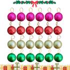 Kit 36 Bolas  Para Árvore de Natal Enfeite Natalino 3cm