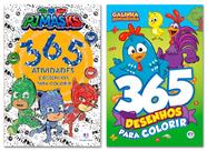 Kit 365 Atividades e Colorir: PJ Masks + Galinha Pintadinha