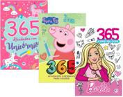 Kit 365 Atividades - Unicórnio Peppa Pig Barbie Colorir - Ciranda Cultural