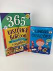 Kit 365 Historias E Uma Bíblia Do Bebê Lindas Orações MENINO