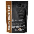 Kit: 3kg Whey Protein Concentrado - 100% Importado - Soldiers Nutrition