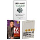 Kit 3livros, Pai Rico, Pai Pobre + A Psicologia Financeira + O Homem Mais Rico da Babilônia, Segredos Para Enriquecer, Edição Atualizada