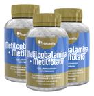 Kit 3und 360 Cáps Metilcobalamina B12 414% +metilfolato 150%