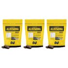 Kit 3x Albumina Naturovos 1kg Chocolate