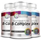 Kit 3X B-Complex Vitaminas Do Complexo B 60 Cápsulas - Multivita