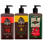 Kit 3x Balm Barba Negra Lemon e Guaraná 120g Don Alcides