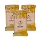 Kit 3X: Barra De Frutas Banana E Canela Outside 30G