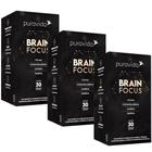 Kit 3x Brain Focus - (30 Capsulas Softgel cada) - Pura Vida