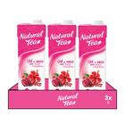 Kit 3x Chá Hibisco com Romã e GojiBerri Natural Tea 1L