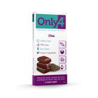 Kit 3X: Chocolate 70% Cacau Chia S/ Lactose Vegano Only4 80G