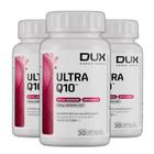 Kit 3x Coenzima Q10 Ubiquinona Vitamina E 100 Mg 30 Caps Dux - Dux Nutrition