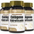 Kit 3x Colageno Supreme com Vit. C, E, A, Zinco, Selenio 90 Cápsulas - FITOPRIME