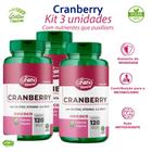 kit 3x Cranberry Unilife Suplemento em Cápsulas 500 mg 360 cps Vegano