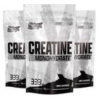 Kit 3x Creatina Monohidratada Pura 1Kg Refil - Nutrex