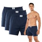 Kit 3x Cueca Samba Canção Masculina Abertura Algodão Keeper