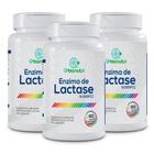 Kit 3x Enzima Lactase Fcc Quebra Lactose 60caps - Qbionutri - Q+bionutri