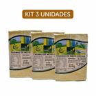 Kit 3X: Farinha Milho Grossa Cuscuz Orgânica Coopernatural