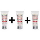 Kit 3x Leave In Tratamento Elseve LOreal Paris Cicatri Renov 50ml Plástica Capilar Sem Enxague Não Pesa Todos os Cabelos